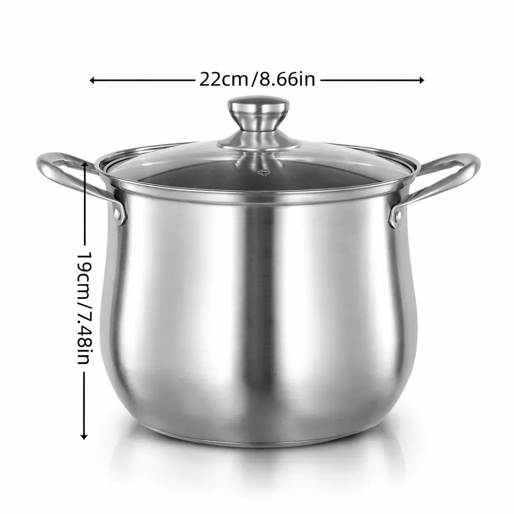 Large Stainless-Steel Cooking Pot My Store