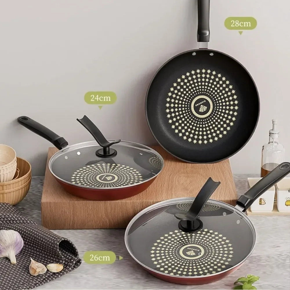 Non‑Stick Fry Pan with Lid