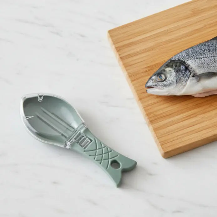 Kitchen Household Scale Scraper with Lid, Fish Scale Scraper, Manual Descaling, Brushing of Fishing Tools