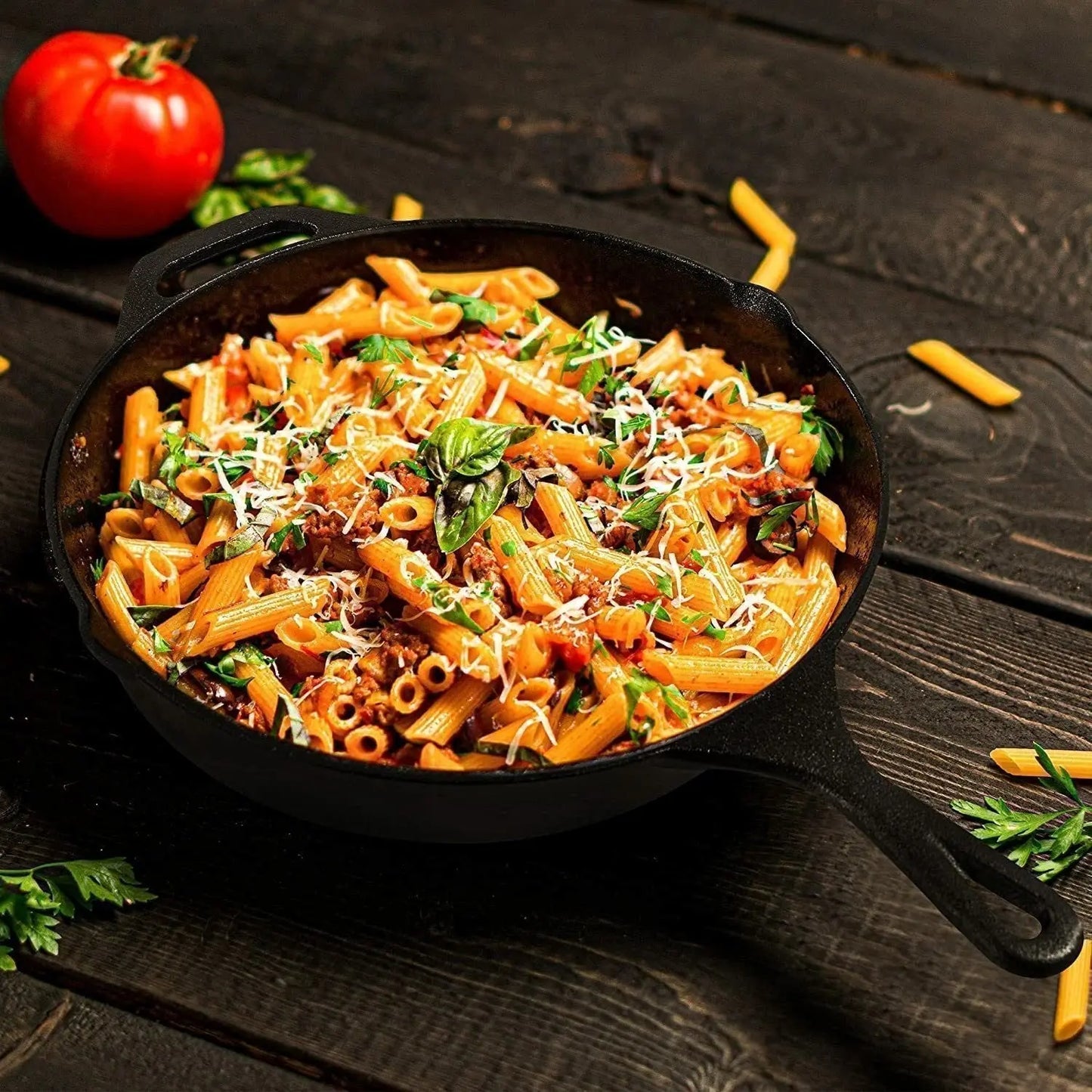 Utopia Kitchen 12 Inch Cast Iron Skillet, Pre-Seasoned, Oven Safe Frying Pan...