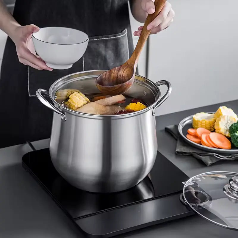 Large Stainless-Steel Cooking Pot My Store
