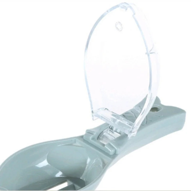 Kitchen Household Scale Scraper with Lid, Fish Scale Scraper, Manual Descaling, Brushing of Fishing Tools