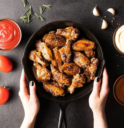 Pre-Seasoned Cast Iron Skillet Set 3-Piece - 6 , 8 and 10 Inches Utopia Kitchen