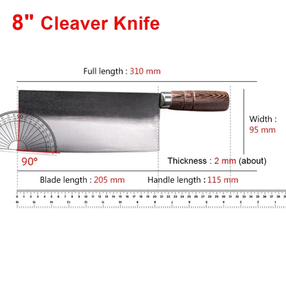 Stainless-Steel Butcher Knife