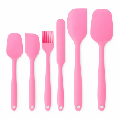 Non-Stick Silicone Cooking Spatula Set