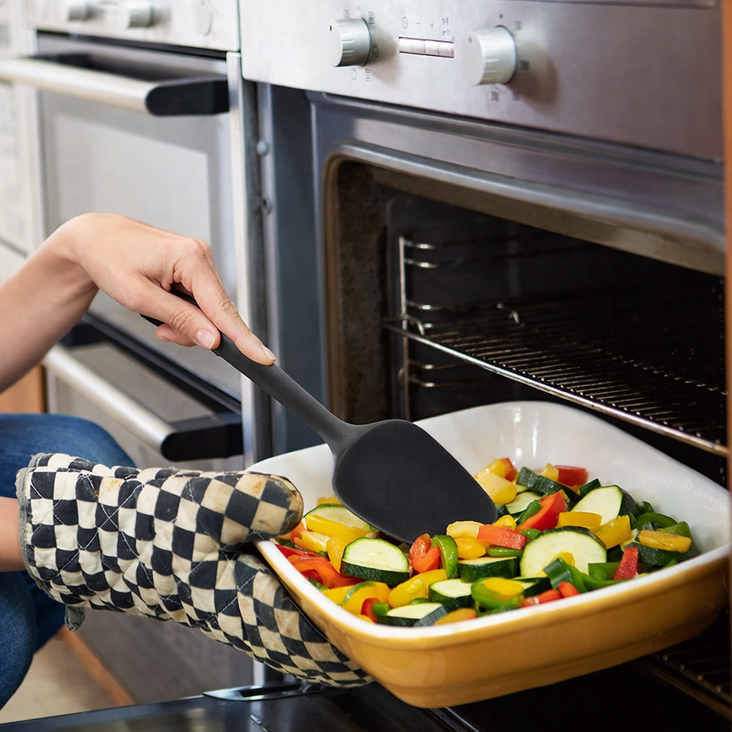 Non-Stick Silicone Cooking Spatula Set