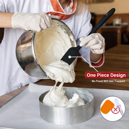 Non-Stick Silicone Cooking Spatula Set