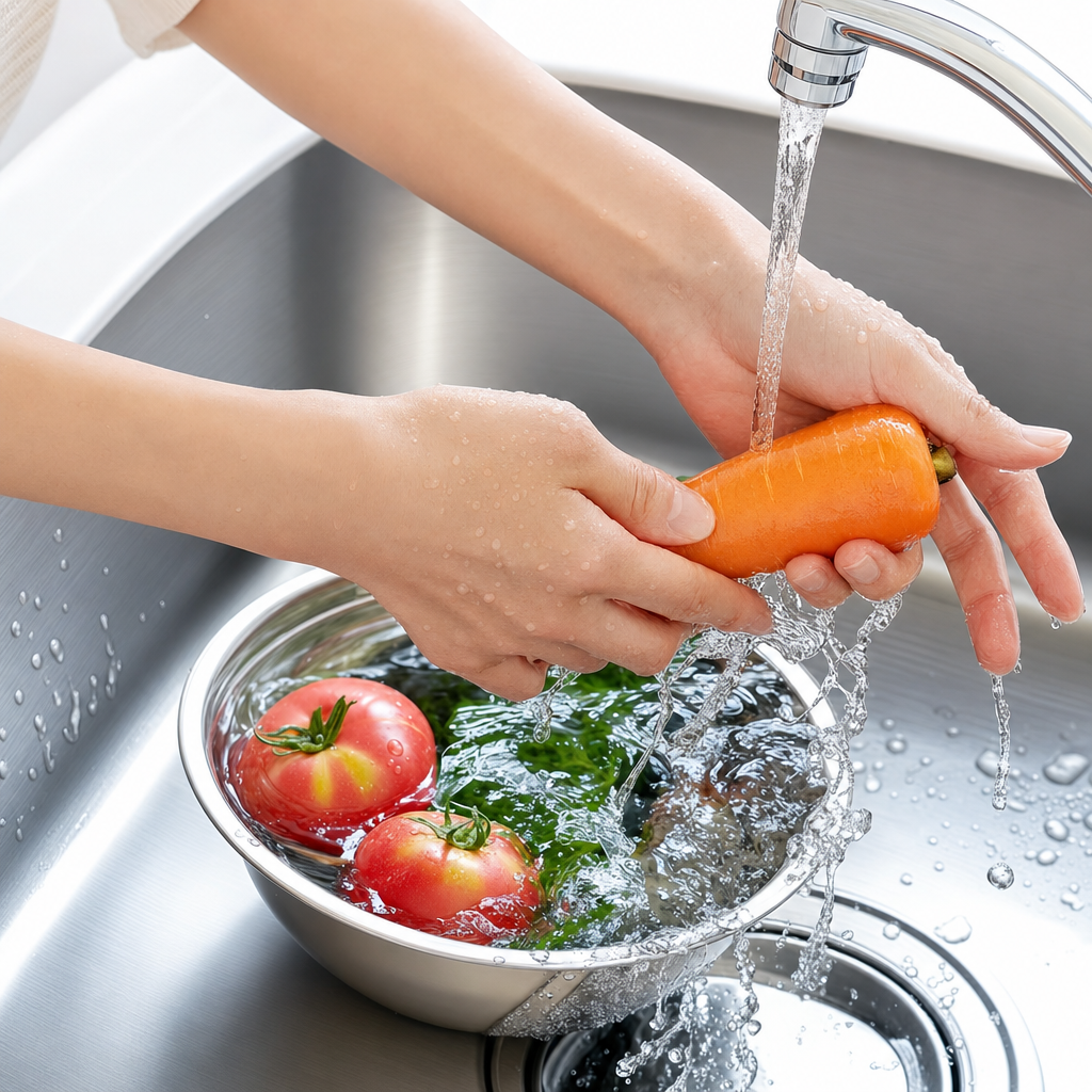 Stainless-Steel Rice Washer Bowl