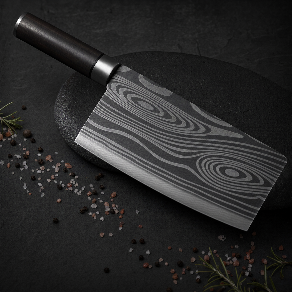 Laser Stainless-Steel Chef Knife Set