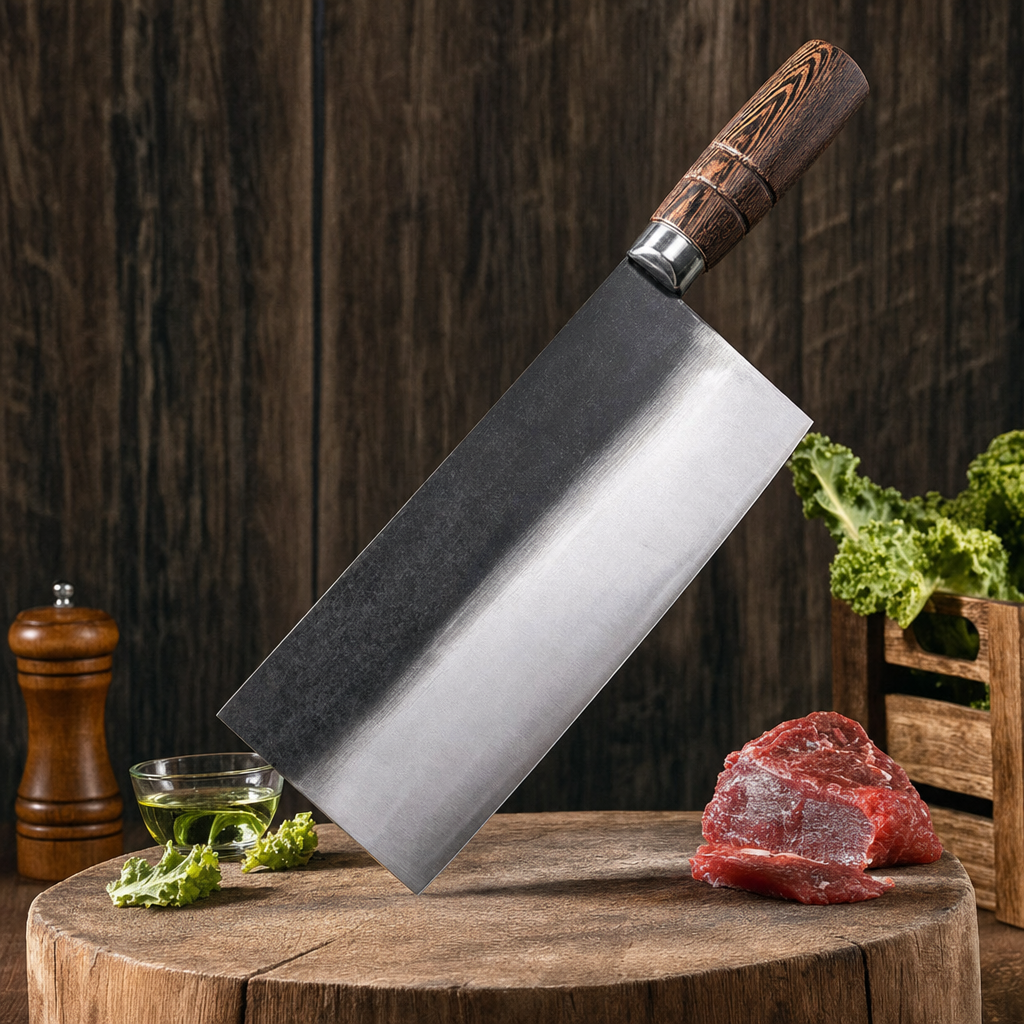 Stainless-Steel Butcher Knife