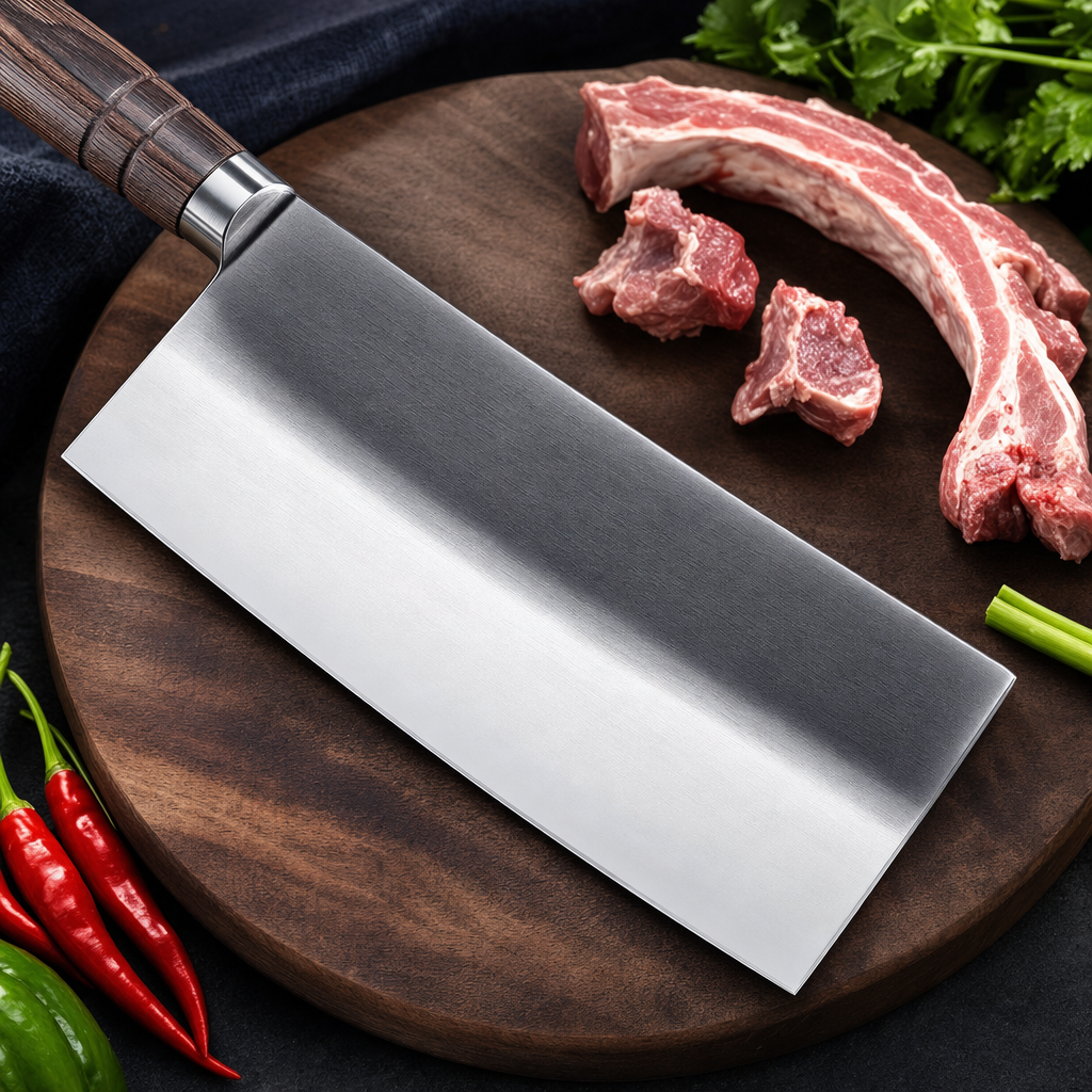 Stainless-Steel Butcher Knife