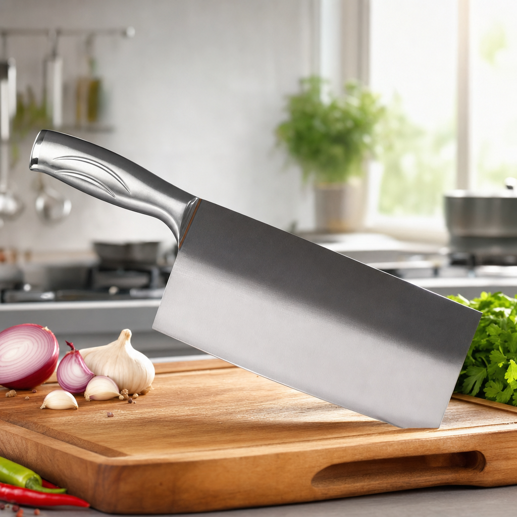 Stainless-Steel Butcher Knife