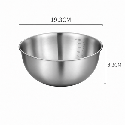 Stainless-Steel Kitchen Bowl Set