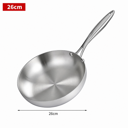 304 Stainless-Steel Frying Pan