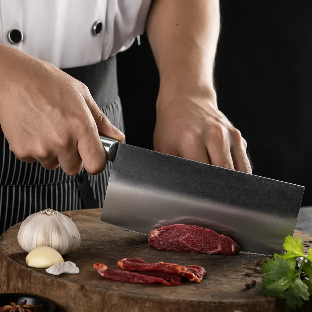 Stainless-Steel Butcher Knife My Store