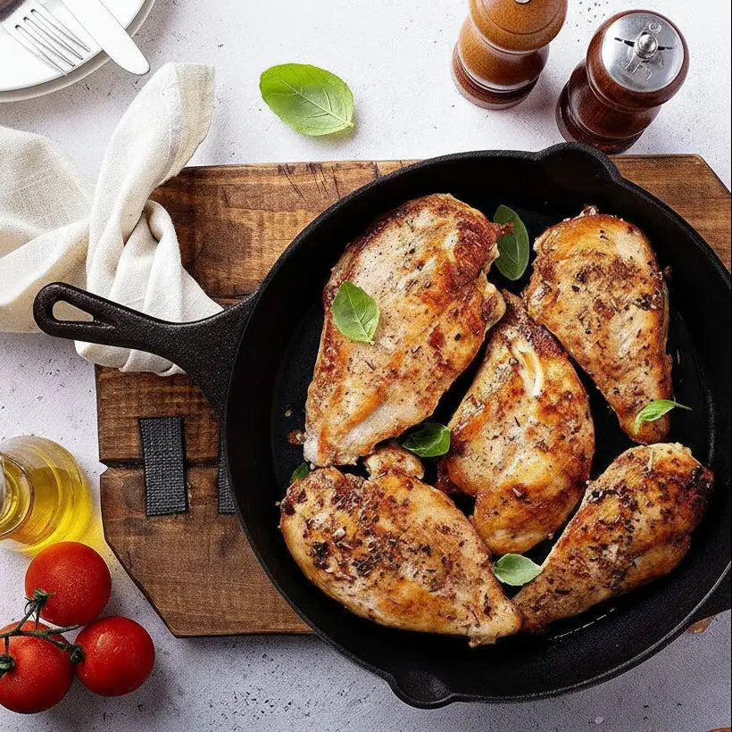 Utopia Kitchen 12 Inch Cast Iron Skillet, Pre-Seasoned, Oven Safe Frying Pan...