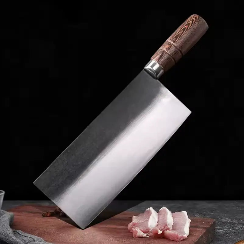 Stainless‑Steel Butcher Knife