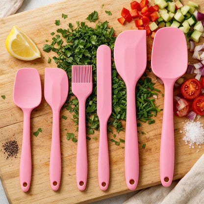 Non‑Stick Silicone Utensil Spatula Set