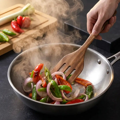 Wooden Cooking Spatula Utensil Set