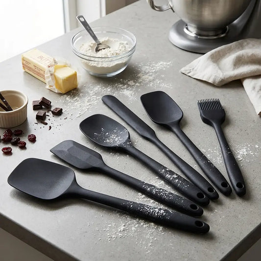 Non‑Stick Silicone Utensil Spatula Set Copperleaf Kitchen