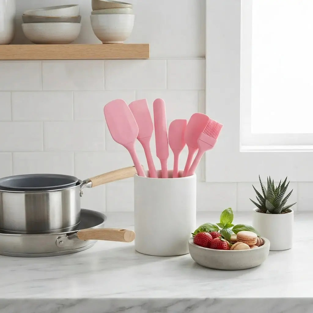 Non‑Stick Silicone Spatula Set