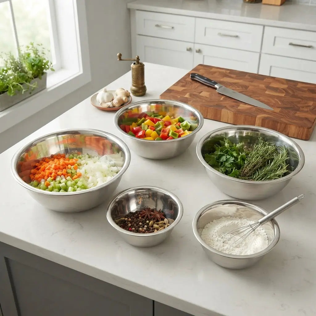 mixing bowls