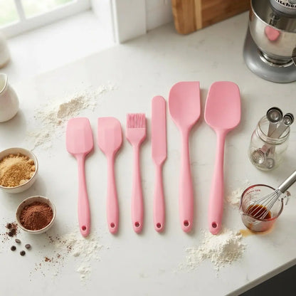 Non‑Stick Silicone Utensil Spatula Set Copperleaf Kitchen