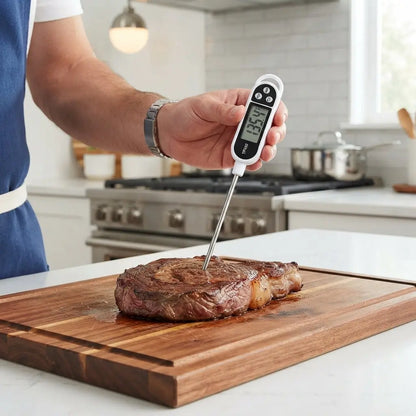 Digital Meat Thermometer Steak Temperature Reader