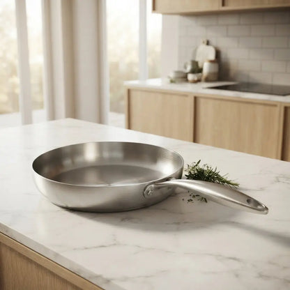316 Stainless‑Steel Nonstick Uncoated Frying Pan