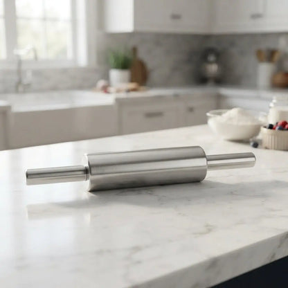 Heavy-Duty Stainless Steel Rolling Pin