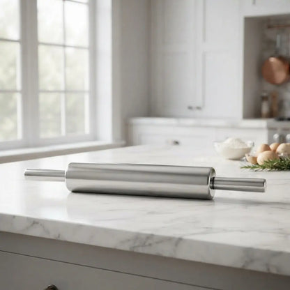 Heavy-Duty Stainless Steel Rolling Pin